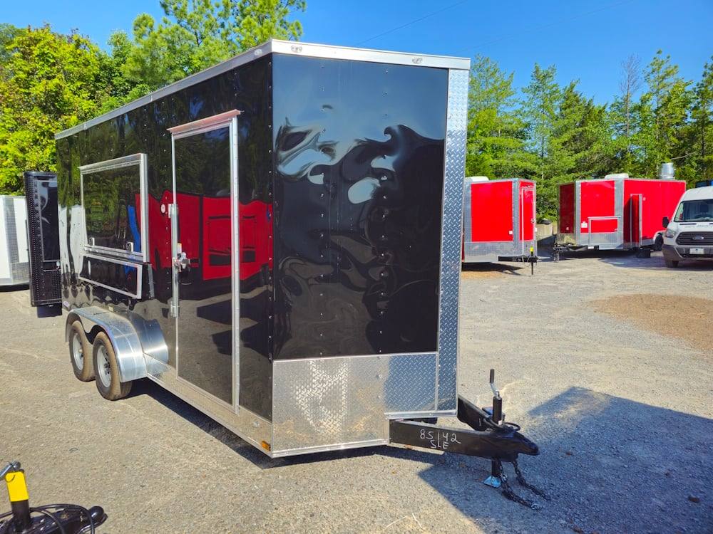 1041-concession-trailer-7-x16-black-with-serving-window-1.jpg Concession Trailer 7'x16' Black with serving window