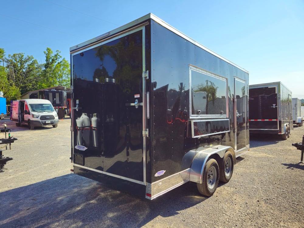 1041-concession-trailer-7-x16-black-with-serving-window-6.jpg Concession Trailer 7'x16' Black with serving window