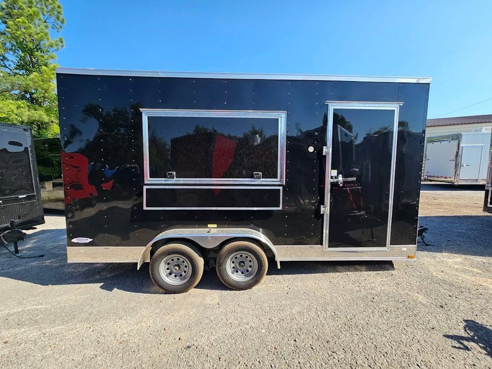 1041-concession-trailer-7-x16-black-with-serving-window-7.jpg Concession Trailer 7'x16' Black with serving window