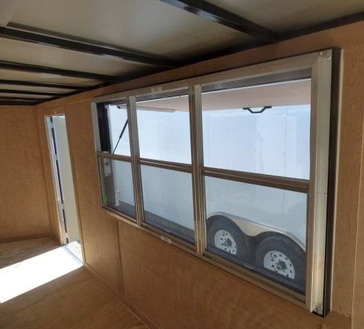Concession Trailer 7'x16' White with serving window