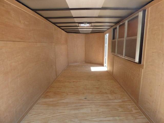 Concession Trailer 7'x16' White with serving window