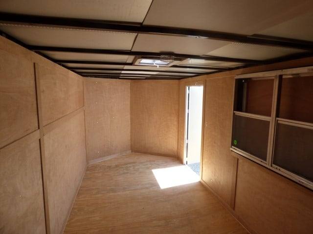 Concession Trailer 7'x16' White with serving window