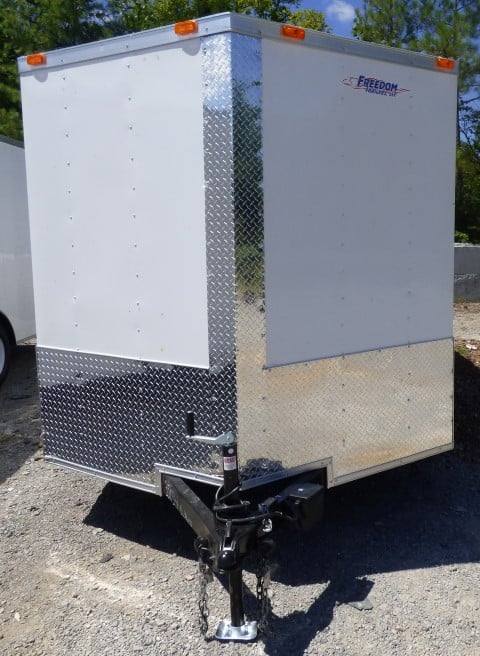 Concession Trailer 7'x16' White with serving window
