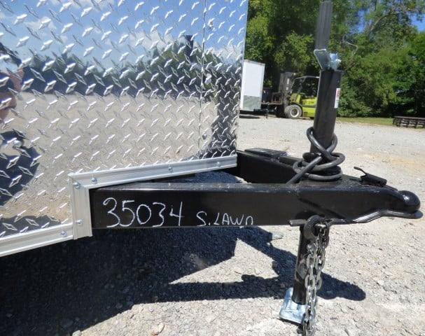 Concession Trailer 7'x16' White with serving window