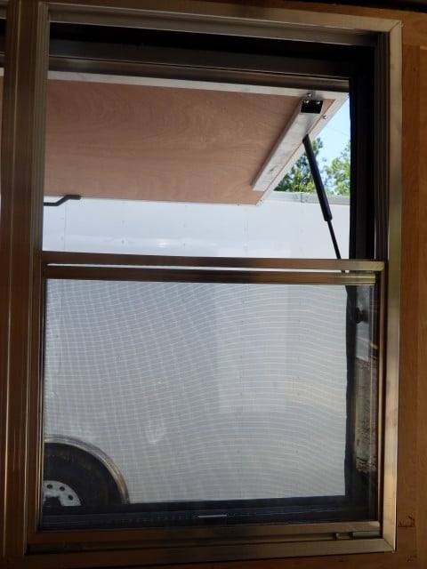 Concession Trailer 7'x16' White with serving window