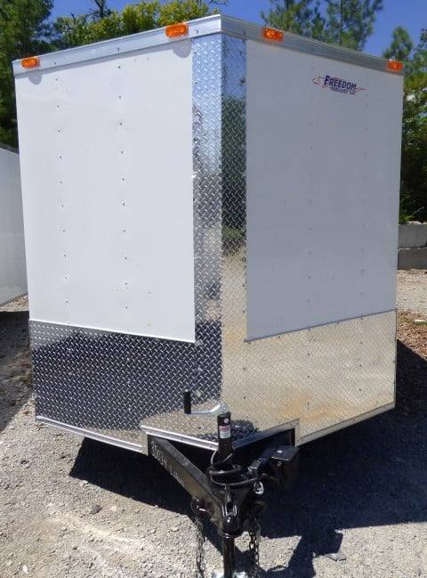 Concession Trailer 7'x16' White with serving window