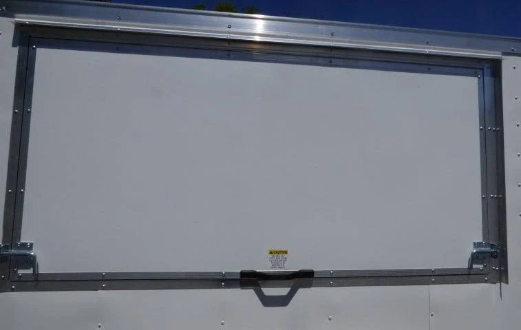 Concession Trailer 7'x16' White with serving window