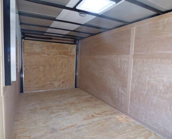 Concession Trailer 7'x16' White with serving window