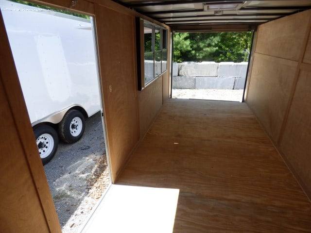 Concession Trailer 7'x16' White with serving window