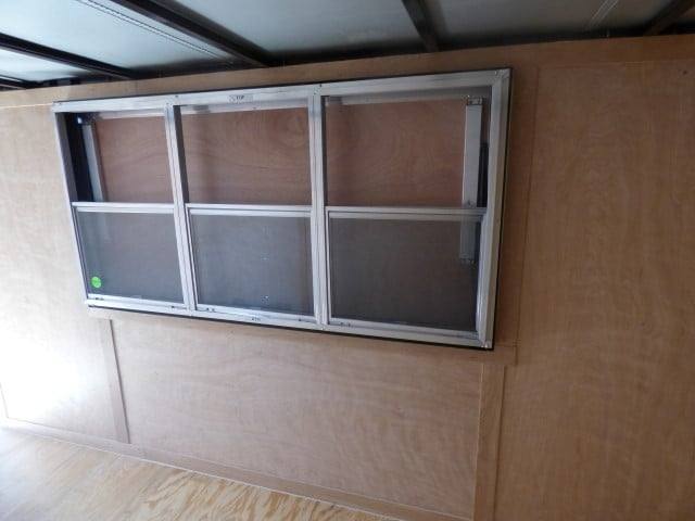 Concession Trailer 7'x16' White with serving window