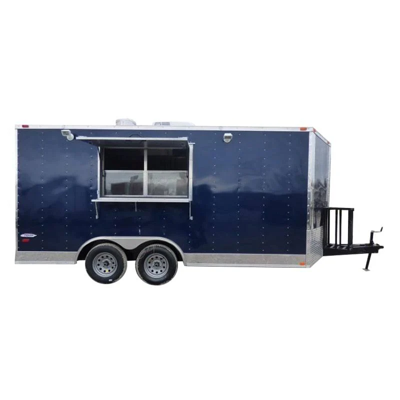 1045-concession-trailer-8.5-x-16-indigo-blue-food-event-catering-1.webp Concession Trailer 8.5 X 16' Indigo Blue - Food Event Catering