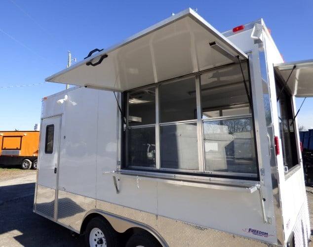 105-8.5-x-16-concession-food-trailer-white-event-catering-14.jpg 8.5' x 16' Concession Food Trailer White Event Catering