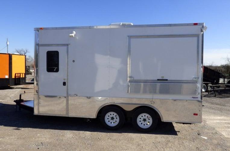 105-8.5-x-16-concession-food-trailer-white-event-catering-24.jpg 8.5' x 16' Concession Food Trailer White Event Catering