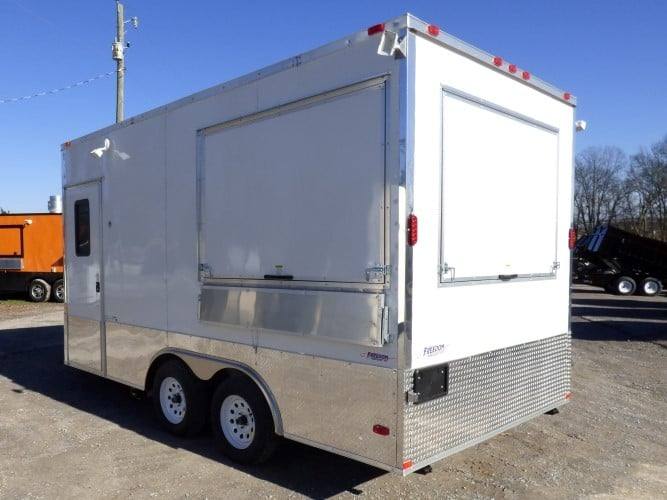 105-8.5-x-16-concession-food-trailer-white-event-catering-35.jpg 8.5' x 16' Concession Food Trailer White Event Catering