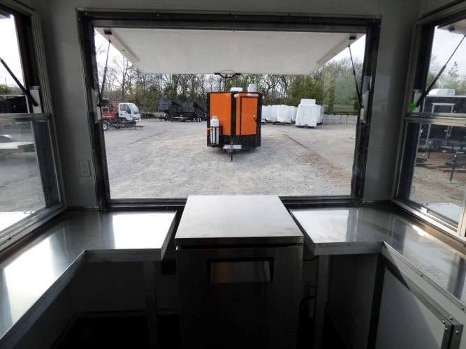 105-8.5-x-16-concession-food-trailer-white-event-catering-6.jpg 8.5' x 16' Concession Food Trailer White Event Catering