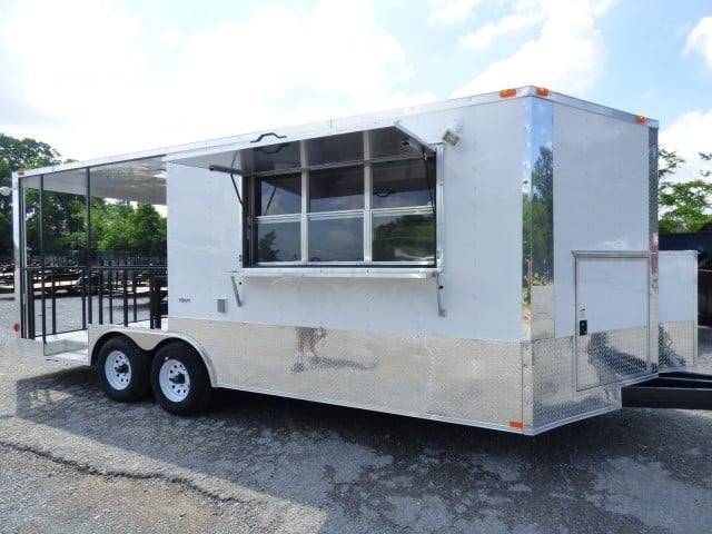1053-concession-trailer-8.5-x-20-white-bbq-food-event-catering-3.jpg Concession Trailer 8.5 X 20 White BBQ Food Event Catering