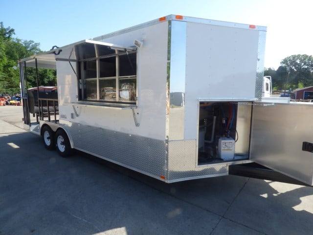 1053-concession-trailer-8.5-x-20-white-bbq-food-event-catering-5.jpg Concession Trailer 8.5 X 20 White BBQ Food Event Catering
