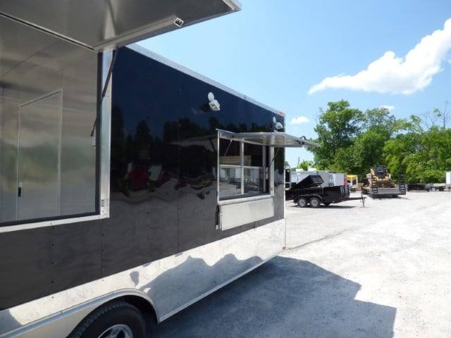 Concession Trailer 8.5 X 22 Black - Food Event Catering