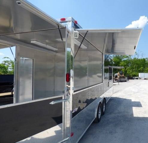 Concession Trailer 8.5 X 22 Black - Food Event Catering