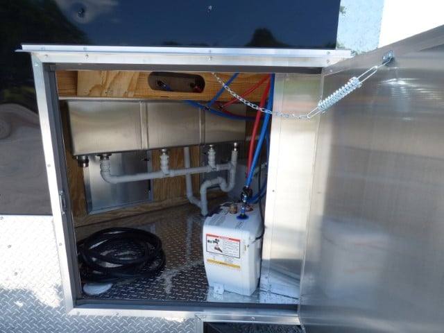 Concession Trailer 8.5 X 22 Black - Food Event Catering
