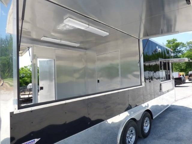 Concession Trailer 8.5 X 22 Black - Food Event Catering