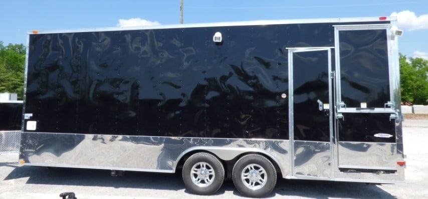 Concession Trailer 8.5 X 22 Black - Food Event Catering