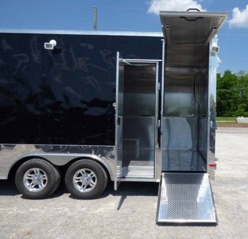 Concession Trailer 8.5 X 22 Black - Food Event Catering