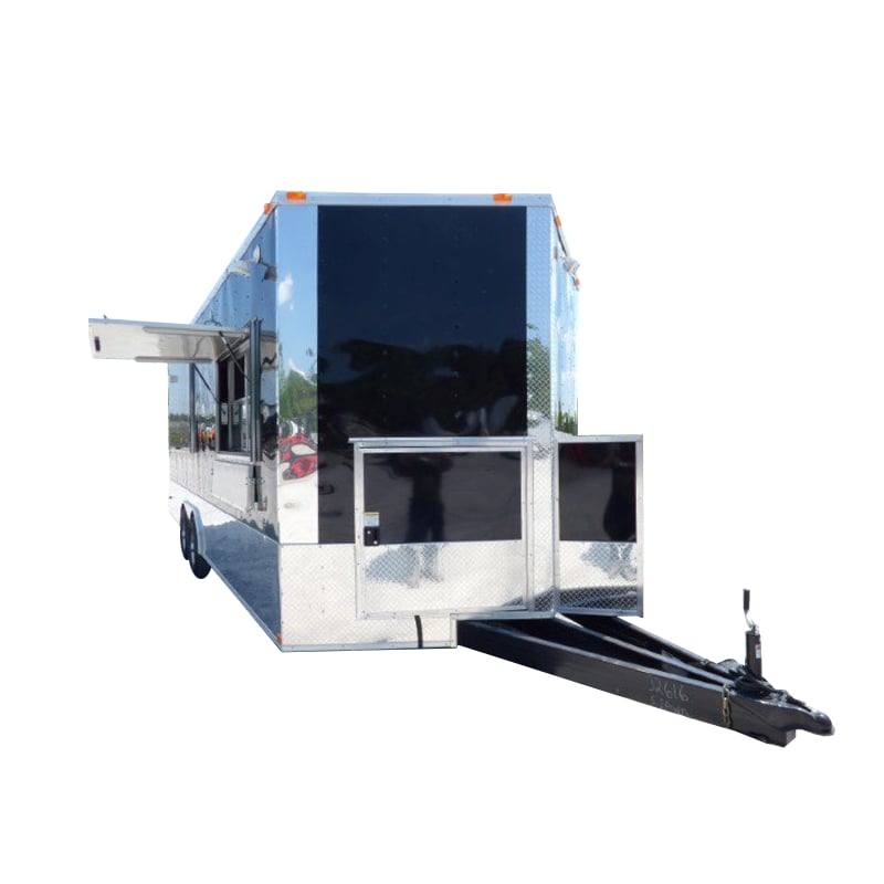 Concession Trailer 8.5 X 22 Black - Food Event Catering