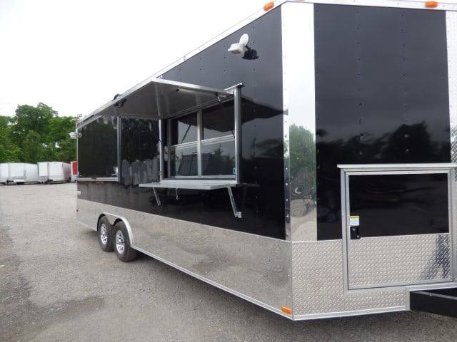 Concession Trailer 8.5 X 22 Black - Food Event Catering
