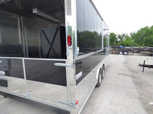Concession Trailer 8.5 X 22 Black - Food Event Catering