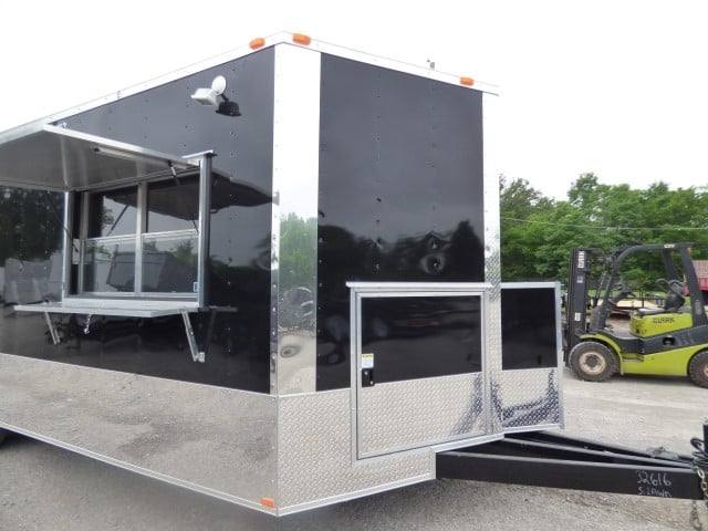 Concession Trailer 8.5 X 22 Black - Food Event Catering