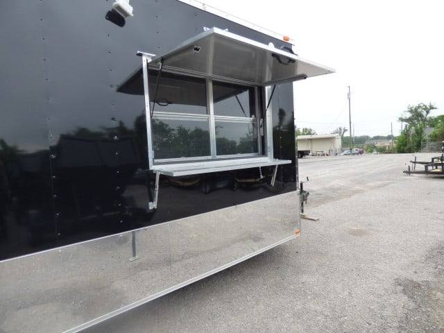 Concession Trailer 8.5 X 22 Black - Food Event Catering