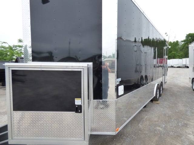 Concession Trailer 8.5 X 22 Black - Food Event Catering