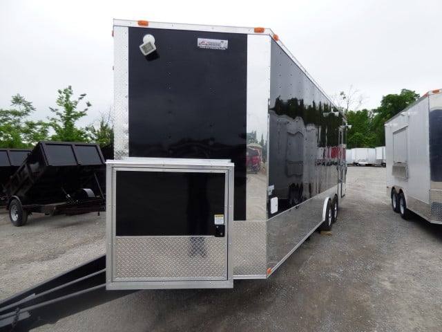Concession Trailer 8.5 X 22 Black - Food Event Catering
