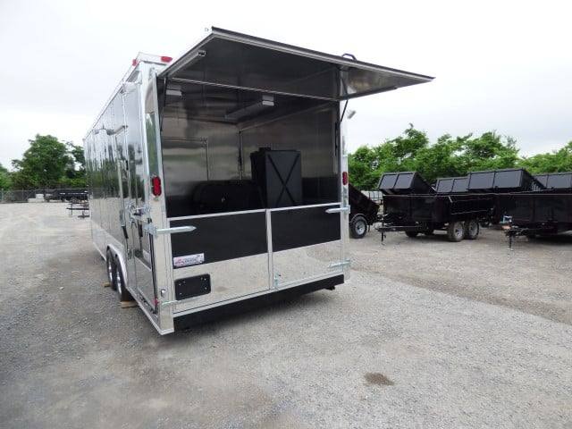 Concession Trailer 8.5 X 22 Black - Food Event Catering