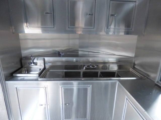 Concession Trailer 8.5 X 22 White - Food Event Catering