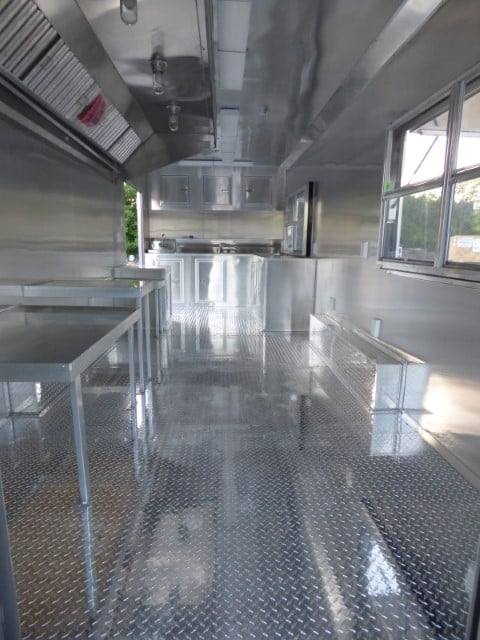 Concession Trailer 8.5 X 22 White - Food Event Catering