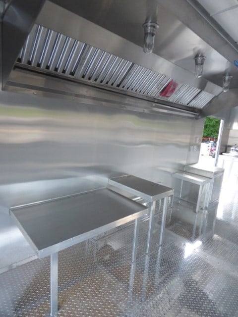 Concession Trailer 8.5 X 22 White - Food Event Catering