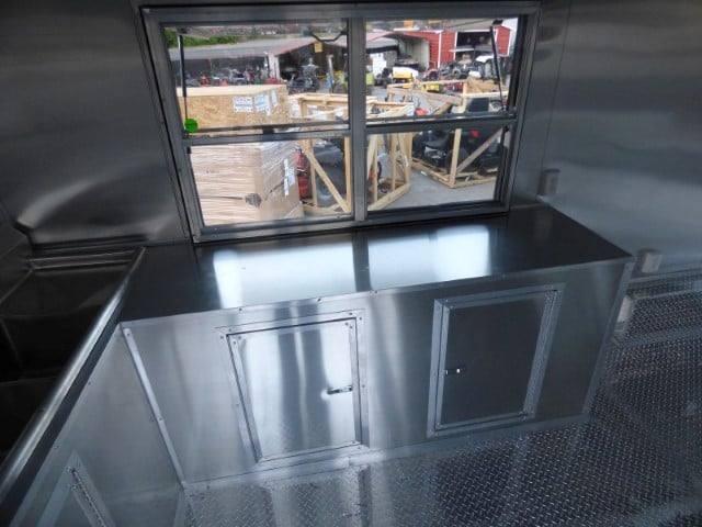 Concession Trailer 8.5 X 22 White - Food Event Catering