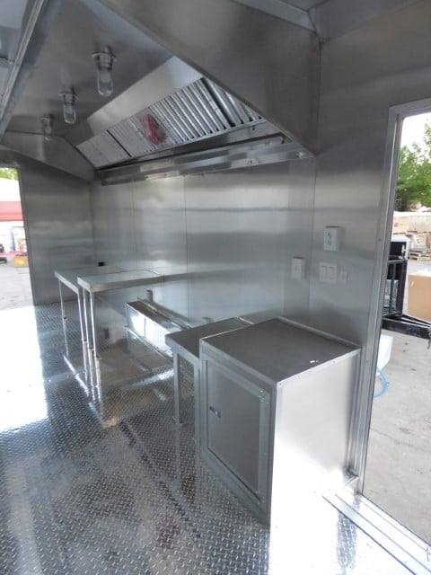 Concession Trailer 8.5 X 22 White - Food Event Catering