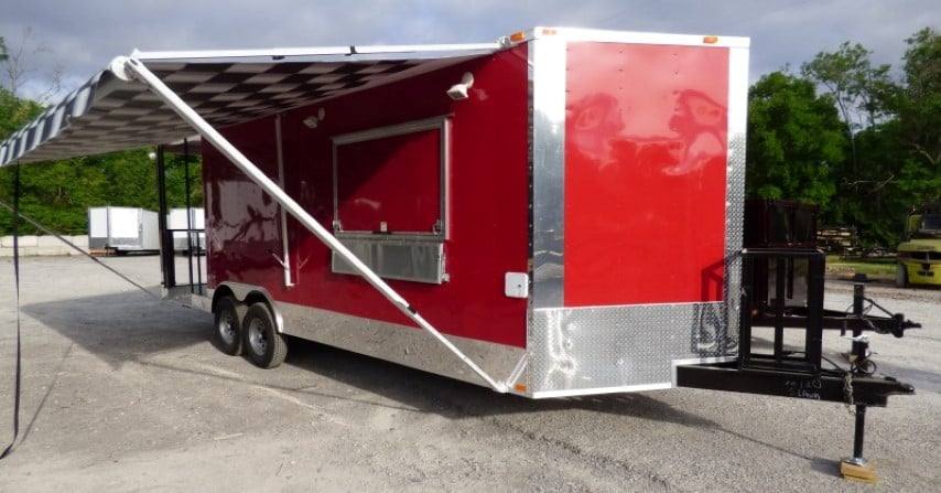 1057-concession-trailer-8.5-x-24-red-bbq-event-catering-19.jpg Concession Trailer 8.5 X 24 Red - BBQ Event Catering