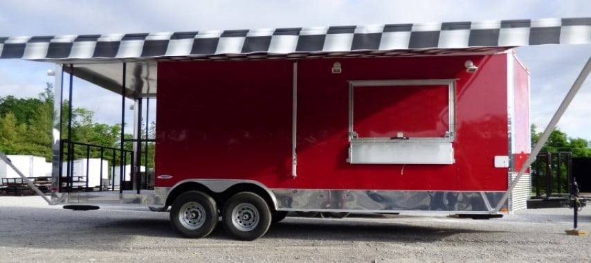1057-concession-trailer-8.5-x-24-red-bbq-event-catering-22.jpg Concession Trailer 8.5 X 24 Red - BBQ Event Catering