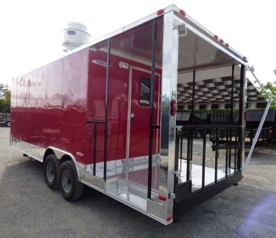 1057-concession-trailer-8.5-x-24-red-bbq-event-catering-23.jpg Concession Trailer 8.5 X 24 Red - BBQ Event Catering