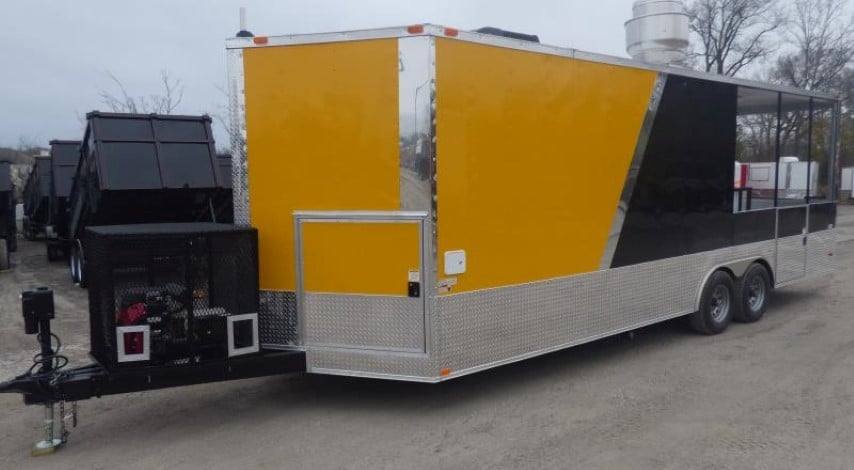 1059-concession-trailer-8.5-x-24-yellow-bbq-food-event-catering-14.jpg Concession Trailer 8.5 X 24 Yellow - BBQ Food Event Catering