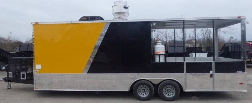 1059-concession-trailer-8.5-x-24-yellow-bbq-food-event-catering-16.jpg Concession Trailer 8.5 X 24 Yellow - BBQ Food Event Catering