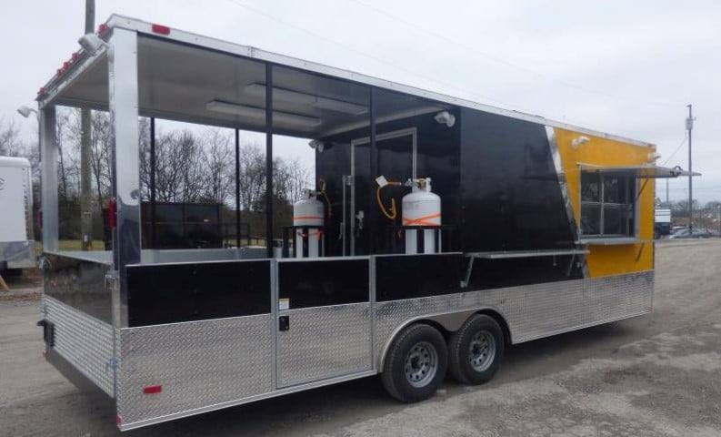 1059-concession-trailer-8.5-x-24-yellow-bbq-food-event-catering-8.jpg Concession Trailer 8.5 X 24 Yellow - BBQ Food Event Catering