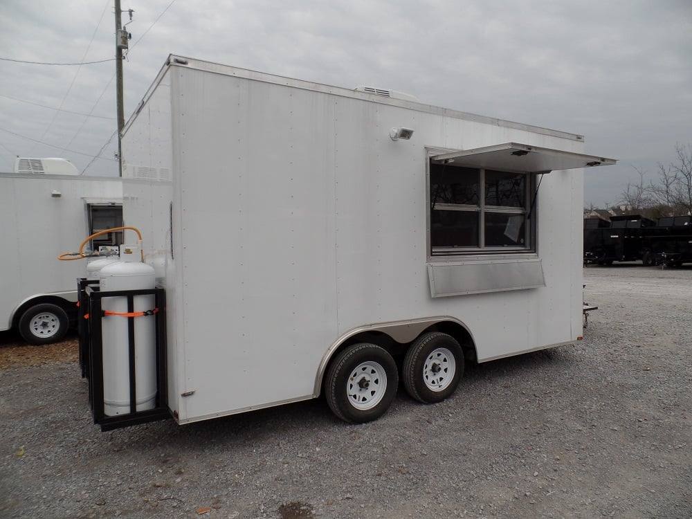 106-8.5-x-16-concession-food-trailer-white-event-catering-10.jpg 8.5' x 16' Concession Food Trailer White Event Catering