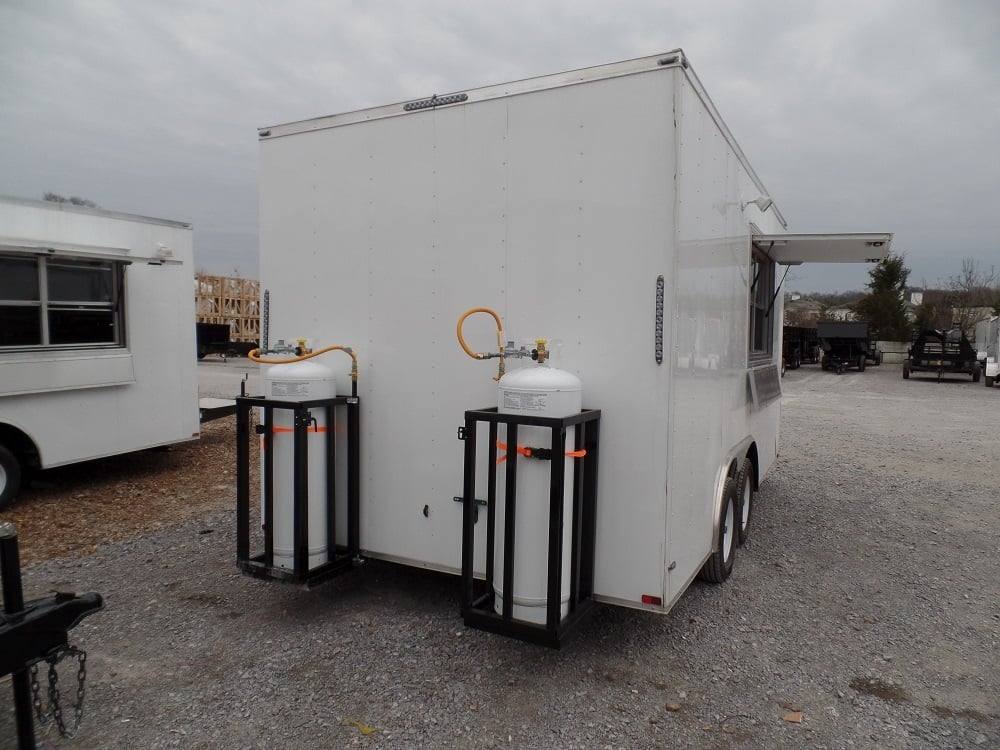 106-8.5-x-16-concession-food-trailer-white-event-catering-14.jpg 8.5' x 16' Concession Food Trailer White Event Catering