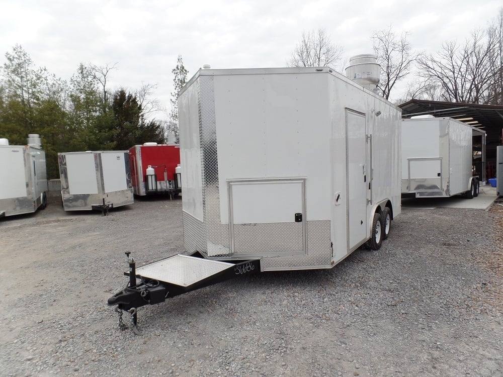 106-8.5-x-16-concession-food-trailer-white-event-catering-8.jpg 8.5' x 16' Concession Food Trailer White Event Catering