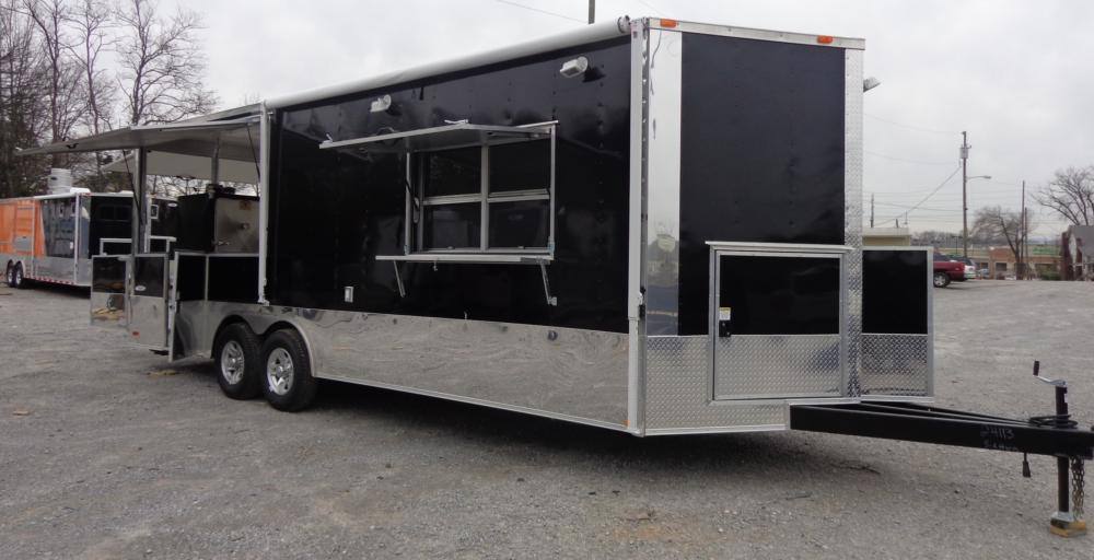 1060-concession-trailer-8.5-x-24-black-bbq-food-event-catering-13.jpg Concession Trailer 8.5 x 24' Black BBQ Food Event Catering